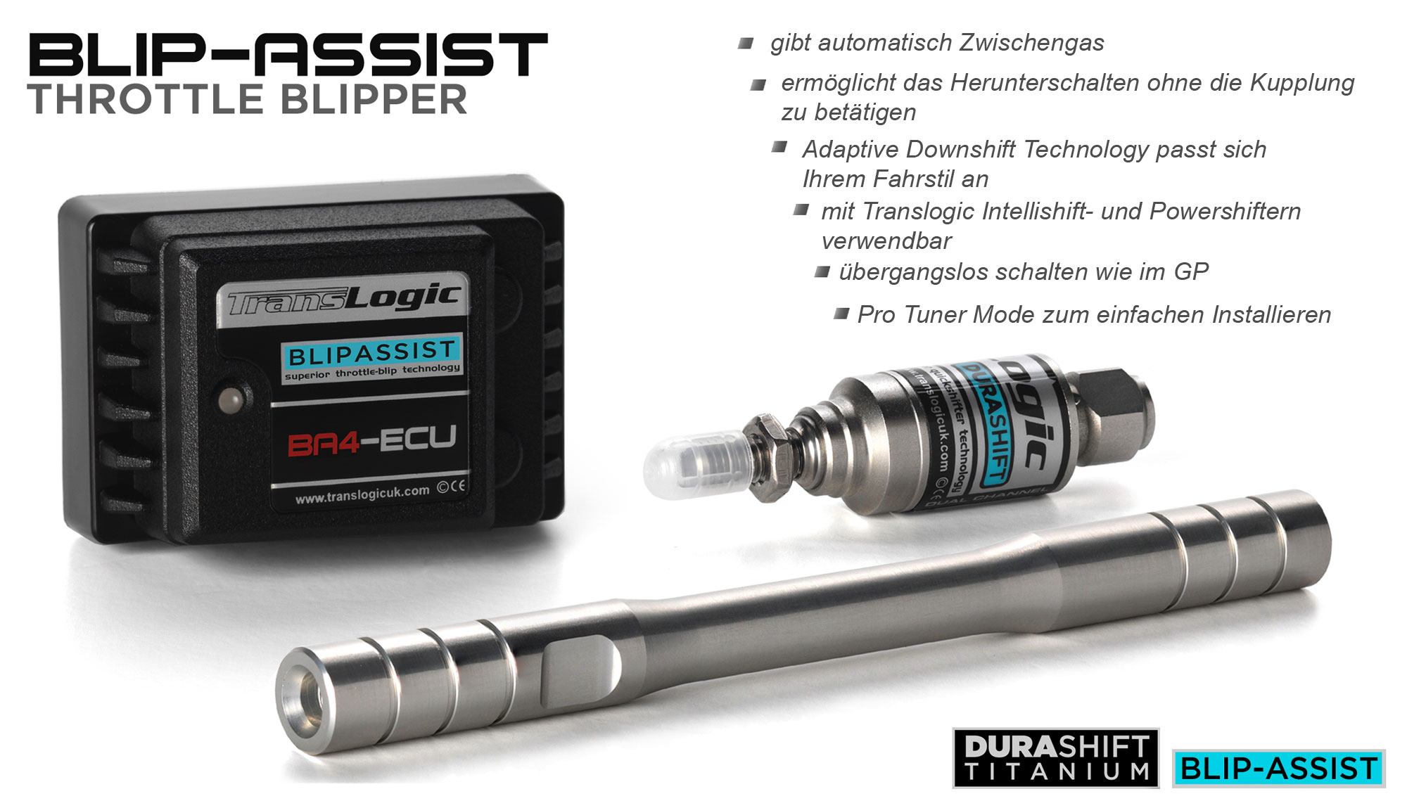 Translogic Blipper und Schaltunterbrechung